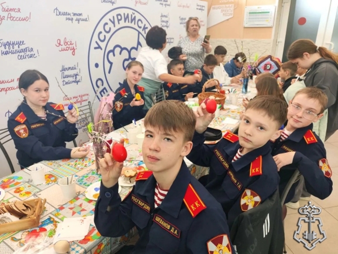 Кадеты Росгвардии в Приморье приняли участие в праздничных пасхальных мероприятиях     • 