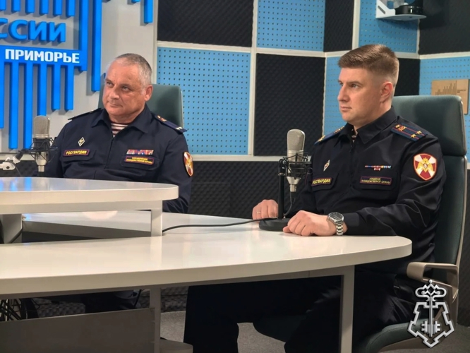  В эфире телерадиокомпании ГТРК «Владивосток» росгвардейцы рассказали об охране общественного порядка