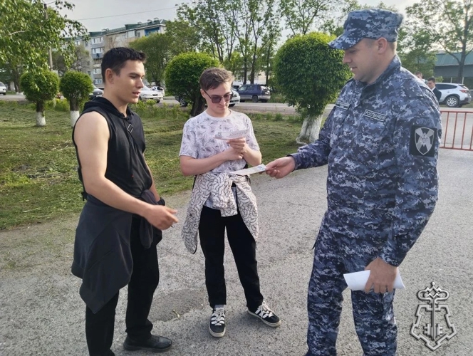 Росгвардейцы в Приморье провели акцию «Профессионалы на службе»
